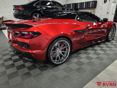2024 Corvette Rims 2024 Corvette C8 Z06 with Chrome Forged Wheels – RVRN WHEELS