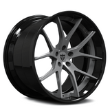 RV-DC24: CUSTOM FORGED 2-PIECE WHEELS showcasing sleek design for Corvette C8 Z06, enhancing performance and style.