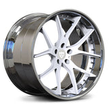 RV-DC24: CUSTOM FORGED 2-PIECE WHEELS - Custom forged wheels designed for Corvette C8 Z06, featuring a sleek concave design.