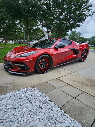 2023 Corvette C8 Z51 sitting on RVRN Custom Forged Wheels in 19x10, 20x12.5 setup