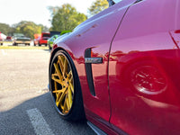 Cadillac CTS-V featuring RVRN forged 2-piece luxury performance wheels and sleek 22-inch deep dish rims.