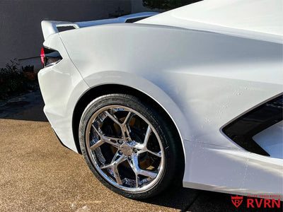 2023 Corvette C8 Stingray Z51 featuring custom RVRN aftermarket wheels for enhanced style and performance.