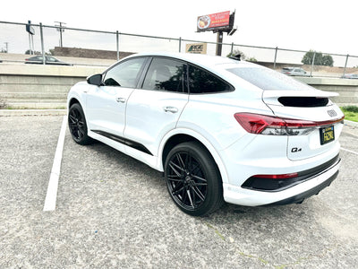 Forged wheel design detail for Audi Q4 E-tron Sportback, 21 inch Audi custom wheels built to customer specs