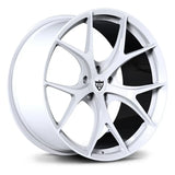RV-MR05 black and white five-spoke forged wheel for Mercedes-AMG C63 S