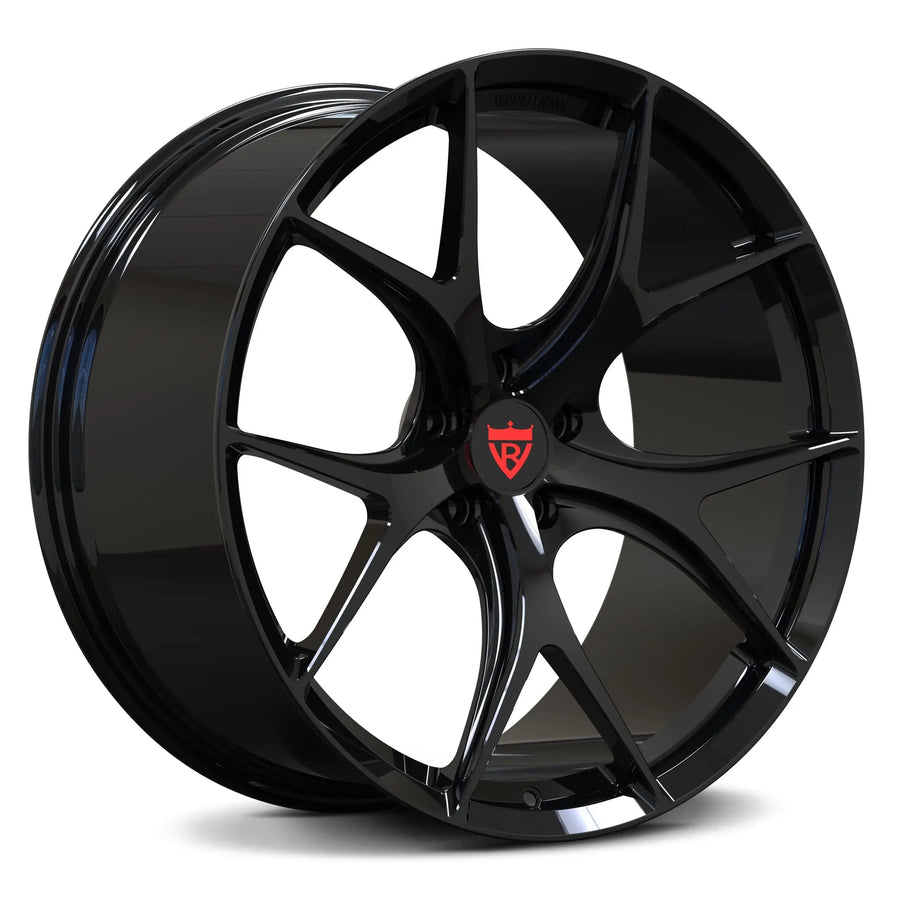 RV-MR05 gloss black lightweight forged wheel for Mercedes-AMG C63 S