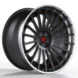 RV-TR66 brushed aluminum and black forged wheel for Mercedes S63 AMG