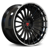 RV-TR66 gloss black wheel with polished lip for Mercedes-AMG S63 Coupe