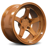 Copper Performance Lighweight Race Forged Wheels-RVRN Custom Forged Monoblock Wheels Series for any vehicle-RV-MJ201-5 spoke Deep Lip Rims