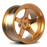 Copper Performance Lighweight Race Forged Wheels-RVRN Custom Forged Monoblock Wheels Series for any vehicle-RV-MJ201-5 spoke Deep Lip Rims