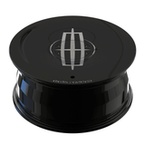 Custom forged full face rim for Lincoln Continental, 19-inch, black finish, designed for precision and style.