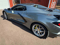 2022 Corvette C8 Z51 HTC featuring custom polished aluminum rims and sleek design.