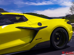 RVRN MR05 forged wheel setup on 2024 Corvette C8 Z06 showcasing super concave profile
