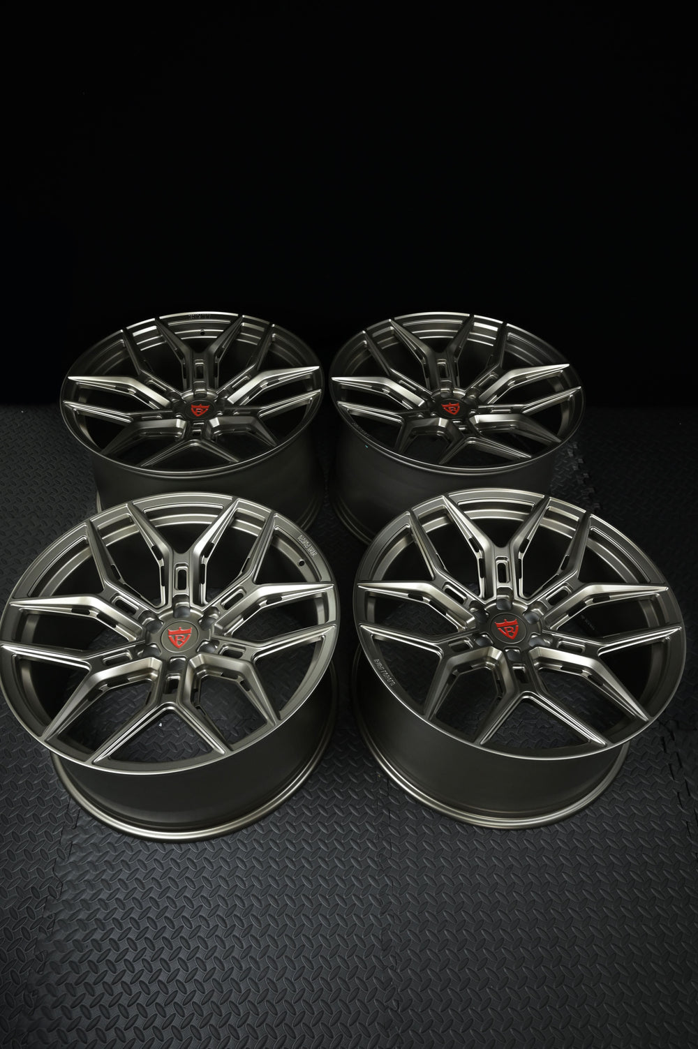 GMC Canyon custom wheels RV-MR616 one piece forged aluminum matte bronze 22x11.5 24x13.5 aggressive side profile