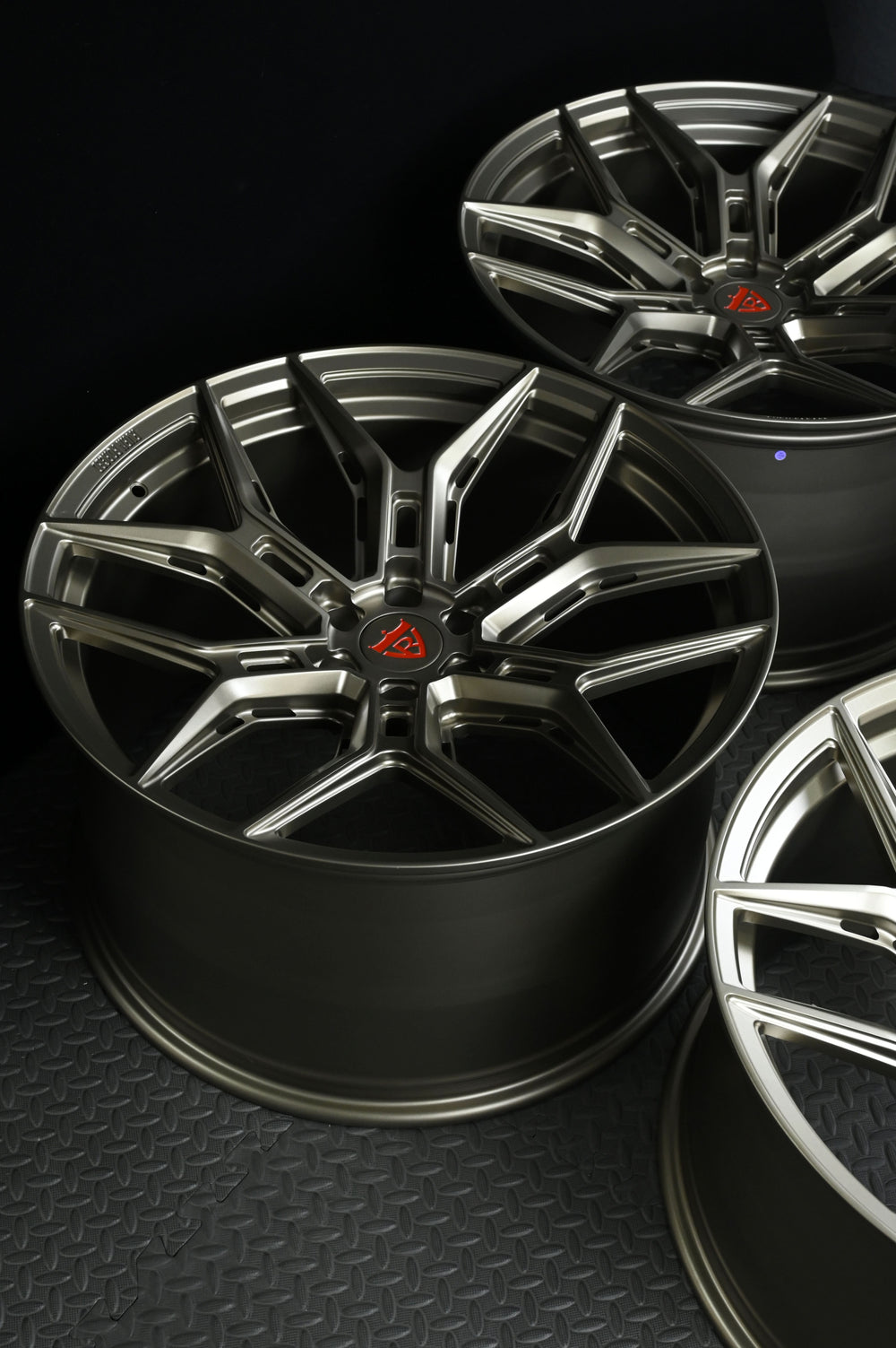 24x13.5 rear deep concave gmc canyon denali wheels RV-MR616 matte bronze forged monoblock