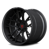 RV-DC04 CF carbon fiber forged wheel with black center for luxury performance vehicle