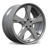 Gunmetal Gray finish on RV-DG01 2-piece forged wheels, offering a technical performance look for BMW X5M and X7 builds.