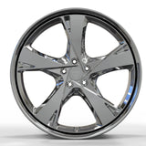 RV-DG01 2-piece forged luxury directional wheel in Chrome, an elite upgrade for Genesis G90, Lamborghini Urus, and AMG G63.