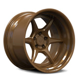 RV-DN03 gloss bronze Custom Forged 2-Piece deep-dish wheel for a classic Japanese performance build