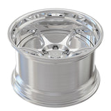 RV-DN03 hand-polished forged wheel, a period-correct 6-spoke design for Nissan S13 and s-chassis restomods.
