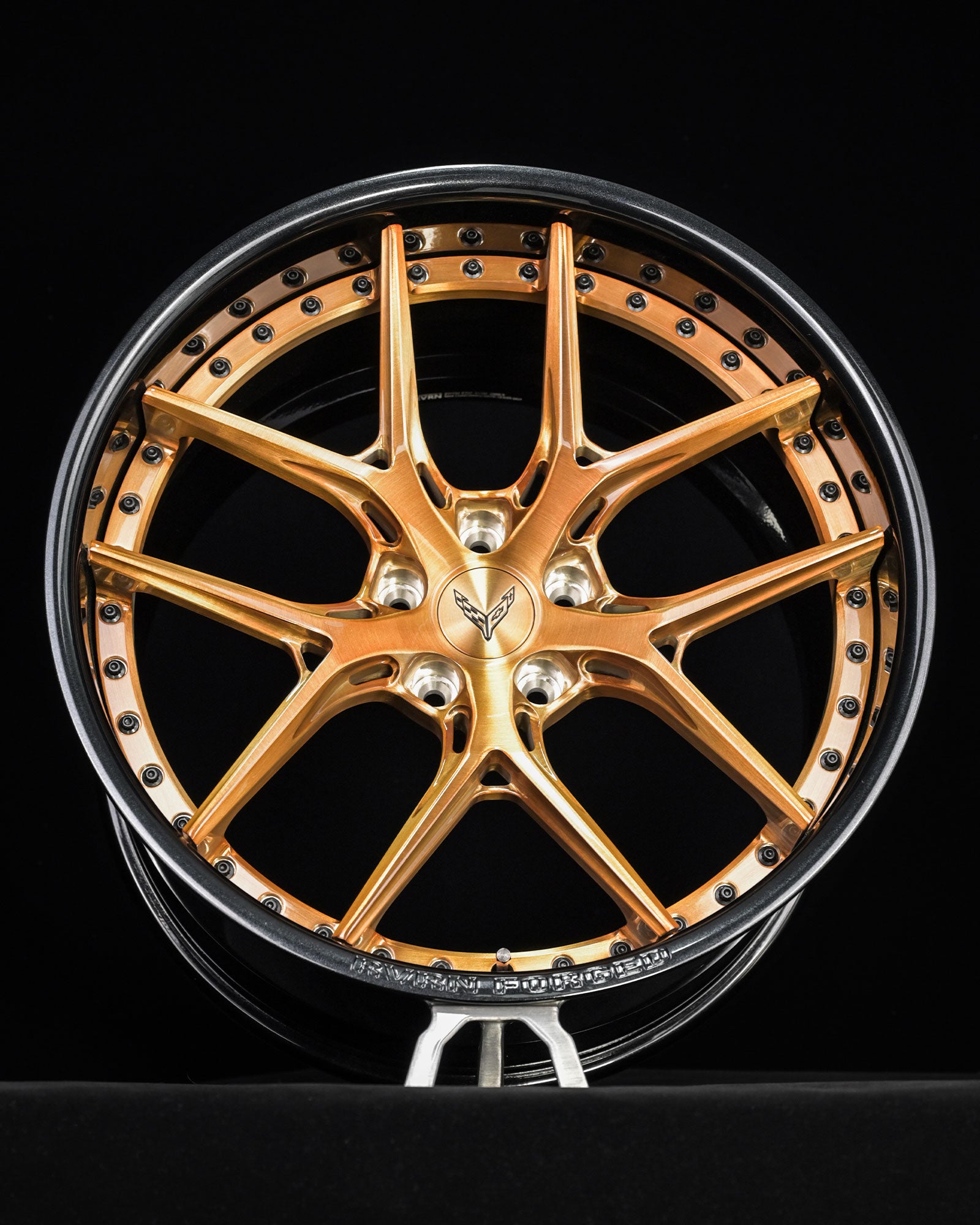 WHEEL WORKS ロジウム　プラチナコーティング　スリーピングビューティー RV-DR08D • Corvette C8 E-Ray Forged Wheels • 20x10 / 21x13