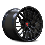 RV-MB02 custom forged BMW wheel matte black mesh design for M Performance builds