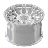 RV-MC26 brushed forged wheel side profile with deep-concave Y-spoke design for Corvette C8