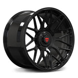 RV-MC26 gloss black 1-piece forged wheel with deep-concave Y-spokes for Corvette C8