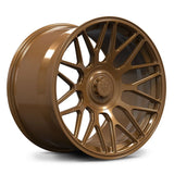 RV-MC26 gloss bronze forged wheel with deep-concave Y-spoke design for Chevrolet Corvette C8