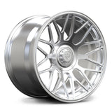 RV-MC26 gloss silver 1-piece forged wheel with deep-concave Y-spokes for Corvette C8