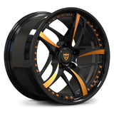 Bronze Spoke Monoblock Forged Wheel RV-MC36 for Corvette C6 Z06 – High Performance Rims