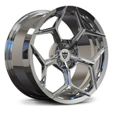 Chrome finish RV-MC491 custom 1-piece forged wheel by RVRN Wheels