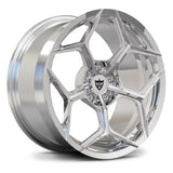 Polished forged monoblock wheel RV-MC491 by RVRN – Y-spoke performance design