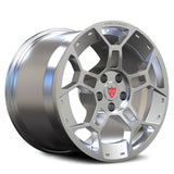 RV-MG04 custom forged Mustang rim showing lightweight monoblock construction and classic muscle styling