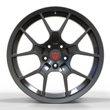 RV-MG05 forged Mustang performance wheel in gunmetal finish front view with split-spoke design