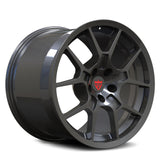 RV-MG05 custom forged Mustang wheel showing deep concave profile and lightweight monoblock construction