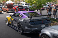 Perfect fitment of aftermarket forged wheels on 2019 Mustang GT Premium