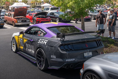 Perfect fitment of aftermarket forged wheels on 2019 Mustang GT Premium