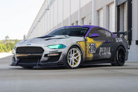 Track-style forged 19/20 staggered RV-MR08 wheels on Mustang GT aggressive setup