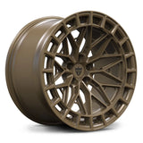 Matte Bronze RV-MT26 forged mesh wheel, classic JDM staggered 19/20 fitment for Toyota Supra chassis.