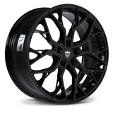 RV-MV01 custom forged monoblock wheel in gloss black finish for Honda 