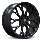 Matte black custom forged wheel RV-MV01 – aggressive monoblock style
