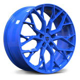 Elkhart blue forged monoblock wheel RV-MV01 for Honda custom builds