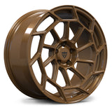 Gloss Bronze forged wheel RV-S3 – lightweight monoblock multi-spoke design