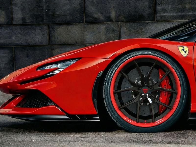 Ferrari Car Rims Ferrari Custom Forged Wheels-Monoblock, 2-Piece Deep Dish – RVRN WHEELS