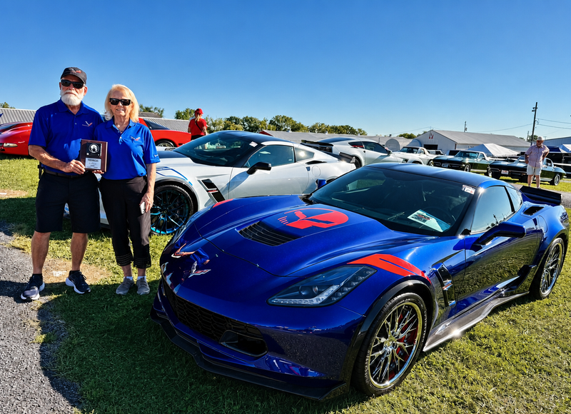 RVRN Corvette owners Mike Slagle and Ricky Crews at Corvettes at Carlisle 2026