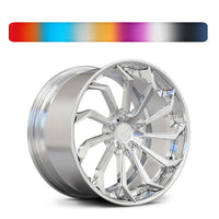 Design your own wheels for high performance sports cars, RVRN RV-DC01 custom forged wheels, bespoke engineering and fully customizable finishes. 