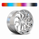 Design your own wheels for high performance sports cars, RVRN RV-DC06 custom forged wheels, bespoke engineering and fully customizable finishes. 