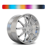 Design your own wheels for high performance sports vehicles, RVRN RV-DC26 custom forged wheels, bespoke engineering and fully customizable finishes. 