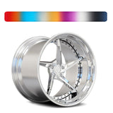 Design your own wheels for high performance sports cars, RVRN RV-DC35 custom forged wheels, bespoke engineering and fully customizable finishes.