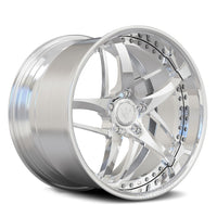 RVRN RV-DC36D full polished 2-piece directional forged wheel, deep dish design for classic 1958 Chevy pickup truck.